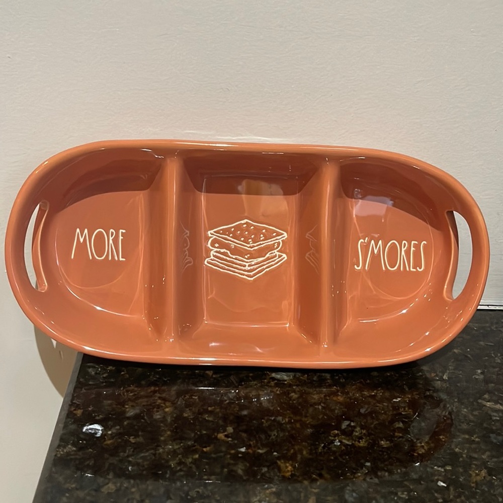 Rae Dunn - MORE S’MORES - platter